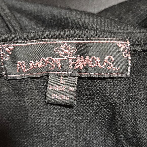 Womans Almost Famous animalcore festive sequin zebra print festive tank top L - Picture 7 of 8